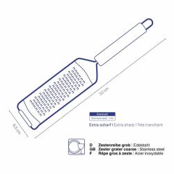 Kela Struhadlo hrubé Rondo nerez 4 mm