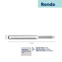 Kela Struhadlo na sýr Rondo, nerez 40x3,5 cm