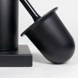 Kela Toaletní souprava Devin metal black 23,0x18,0x68,0cm