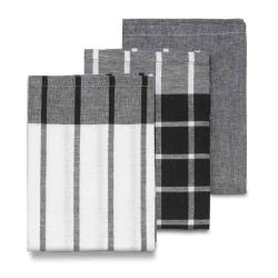 Kela Utěrka Pasado 100% bavlna bílo-černá 3dílná 65,0x45,0cm Kela Utěrka Pasado 100% bavlna bílo-černá 3dílná 65,0x45,0cm