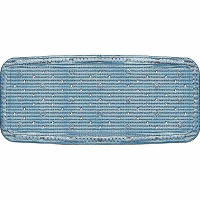 KELA Vanová podložka KRETA PVC modrá 92x36cm