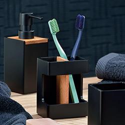 Kela WC sada Cube polyresin černá