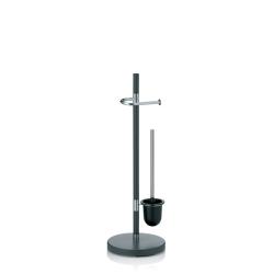 Kela WC set SINERIO kov antracit pr. 25cm x v. 76,5cm