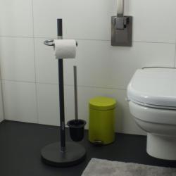 Kela WC set SINERIO kov antracit pr. 25cm x v. 76,5cm