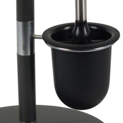 Kela WC set SINERIO kov antracit pr. 25cm x v. 76,5cm