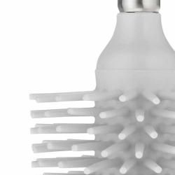 Kela WC štětka La Brosse nerezová rukojeť TPR světle šedá