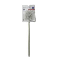 Kela WC štětka La Brosse nerezová rukojeť TPR světle šedá