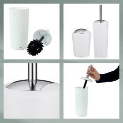 Kela WC štětka MARTA plast šedá