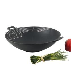 Kela KL-77943 Wok litinový 36 cm s příslušenstvím sada 5 ks