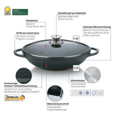 Kela KL-15157 Wok s poklicí 32 cm KERROS