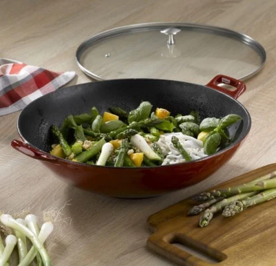 Kela Wok s poklicí litinový CALIDO 36 cm