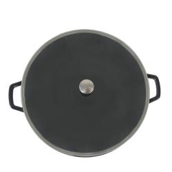 Kela Wok s poklicí litinový CALIDO 36 cm černá