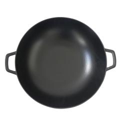 Kela Wok s poklicí litinový CALIDO 36 cm černá