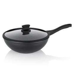 Kela Wok Stella Nova litý hliník černý 10,0cm 30,0cm 5,0l