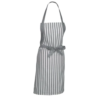 Kela Zástěra Caja 55% bavlna/45% bambus šedá 80x67 cm