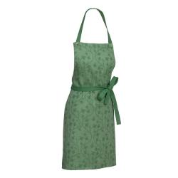 Kela Zástěra Cora 100% bavlna světle zelená/zelený vzor 80,0x67,0cm