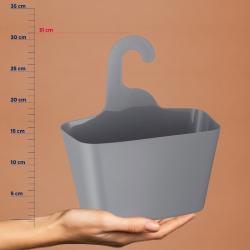 Kela Závěsný košík Mandy PP plast světle šedá