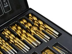 KELTIN Sada titanových vrtáků HSS do kovu 170ks 1.0 - 10mm