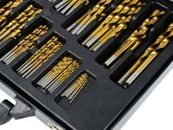 KELTIN Sada titanových vrtáků HSS do kovu 170ks 1.0 - 10mm
