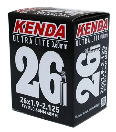 Kenda duše 26X1,75-2,125 (47/57-559) 48mm 120g (+-5g) Ultralite Kenda duše 26X1,75-2,125 (47/57-559) 48mm 120g (+-5g) Ultralite
