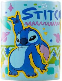 Keramický hrnek 440 ml s plyšovým návlekem postavičky Lilo Stitch