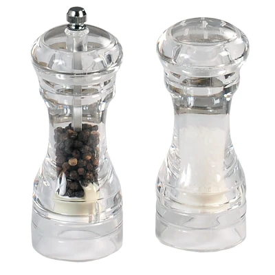 KESPER 13500 Mlýnek na pepř a solnička - akrylové, 14 cm