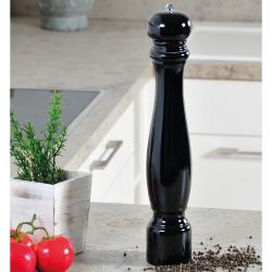 KESPER 13665 Mlýnek na pepř - kaučukové dřevo, 40 cm, černý