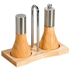 KESPER 13860 Set mlýnek na pepř a solnička - kaučukové dřevo, 13 cm KESPER 13860 Set mlýnek na pepř a solnička - kaučukové dřevo, 13 cm