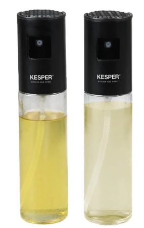 KESPER 2 ks skleněný Ø 4,5 cm, 18 cm rozprašovač na olej a ocet