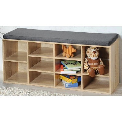 KESPER Botník s podsedákem dekor dub 103,5 x 48 x 29,5 cm