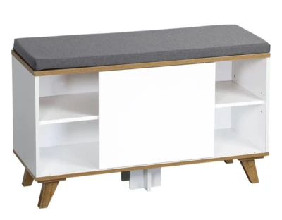 KESPER Botník s podsedákem 77 x 30 x 48 cm, bílý