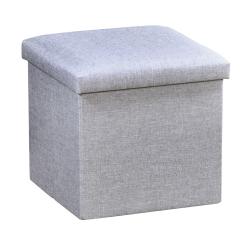 KESPER 15956 Taburet, 38 x 38 x 38 cm, světle šedý KESPER 15956 Taburet, 38 x 38 x 38 cm, světle šedý