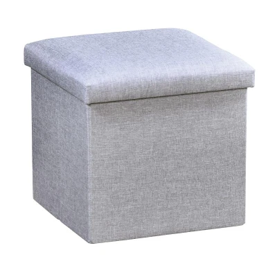 KESPER 15956 Taburet, 38 x 38 x 38 cm, světle šedý KESPER 15956 Taburet, 38 x 38 x 38 cm, světle šedý
