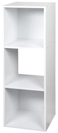 KESPER Police se 3 přihrádkami bílá 31 x 91 x 30 cm