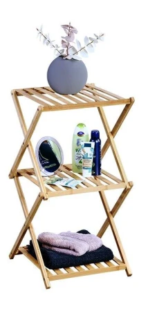 KESPER Regál skládací bambusový se 3 patry 39 x 32 x 67 cm