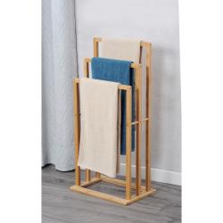 KESPER 19432 Třípatrový držák na ručníky 40 x 82 x 27 cm, bambus