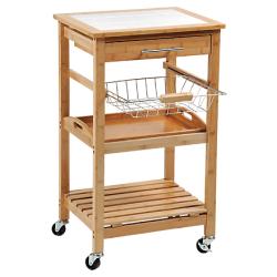 KESPER 25776 Kuchyňský vozík s pracovní deskou 81 x 48 x 38 cm