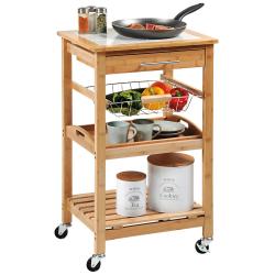 KESPER 25776 Kuchyňský vozík s pracovní deskou 81 x 48 x 38 cm