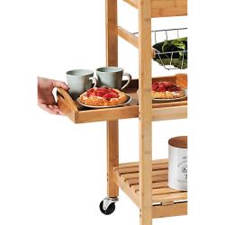 KESPER 25776 Kuchyňský vozík s pracovní deskou 81 x 48 x 38 cm