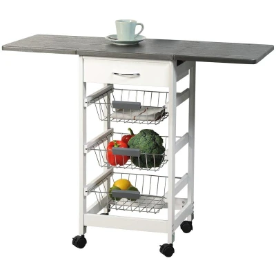 KESPER 25816 Kuchyňský vozík s pracovní deskou, 75,5 x 45 x 37 cm