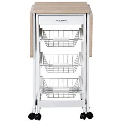 KESPER 25817 Kuchyňský vozík s pracovní deskou, 75,5 x 37 x 37 cm