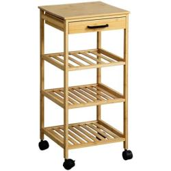 KESPER 25819 Kuchyňský vozík 33 x 73 x 33 cm, bambus KESPER 25819 Kuchyňský vozík 33 x 73 x 33 cm, bambus