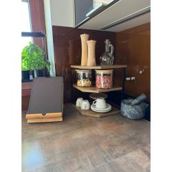 KESPER 27833 Kuchyňská rohová police, 26 x 26 x 28 cm