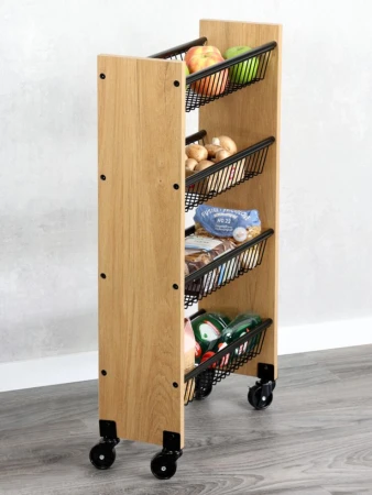 KESPER 27843 Kuchyňský vozík úzký 45 x 17 x 77 cm