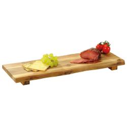 KESPER 28470 Servírovací prkénko s nožičkami, 53 x 19 x 2 cm, akáciové dřevo