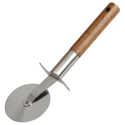 KESPER Kráječ na pizzu akáciový/ocel 21,5 cm