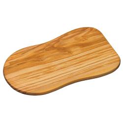 KESPER 2910060 Prkénko na krájení a servírování, 35 x 20 x 1,2 cm, olivové dřevo