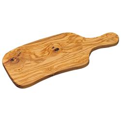 KESPER 2912060 Prkénko na krájení a servírování, 39 x 16,5 x 1,6 cm, olivové dřevo