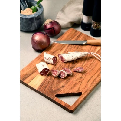 KESPER Prkénko na krájení a servírování 28 x 19 x 1,7 cm, akáciové dřevo