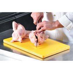 KESPER 30150 Prkénko na krájení, 53 x 32,5 x 1,5 cm, plast, žluté